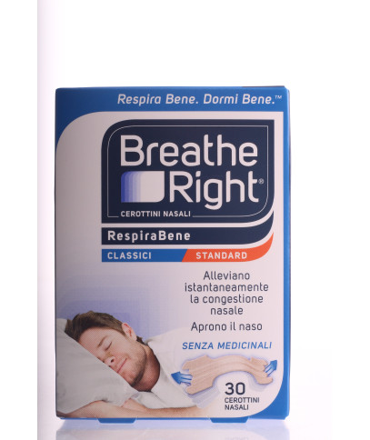 CEROTTI NASALI BREATH RIGHT CLASSICI 30 PEZZI - farmasorriso.com
