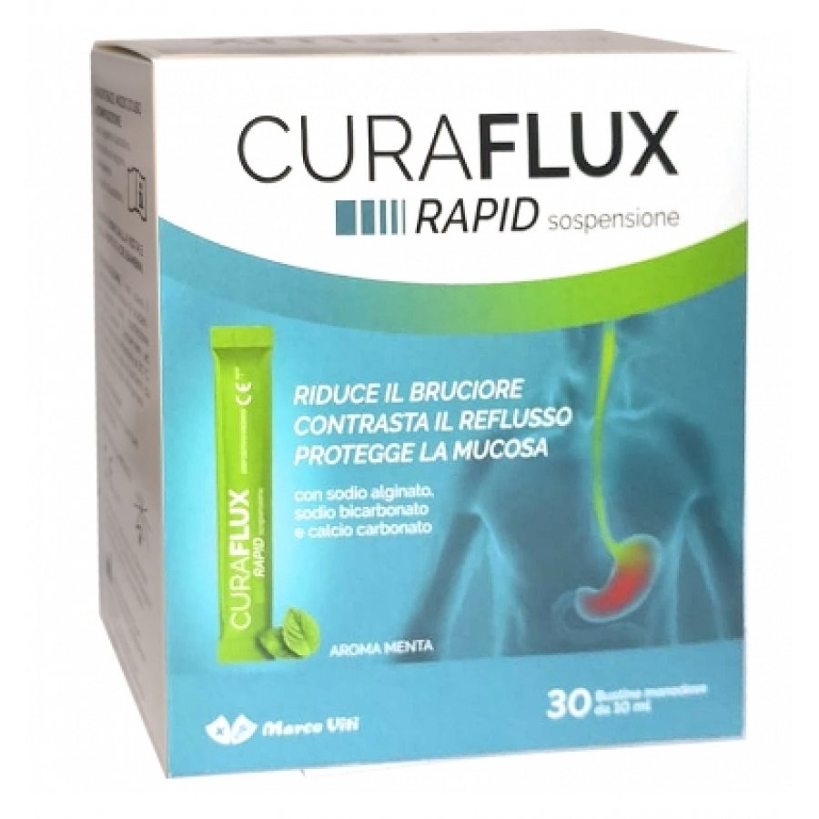 CURAFLUX RAPID SOLUZIONE ORALE 30 BUSTINE - farmasorriso.com