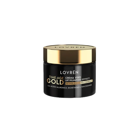 LOVREN CREMA VISO TIME AGE GOLD LIFT PLUMPING EFFECT 30 ML - farmasorriso.com