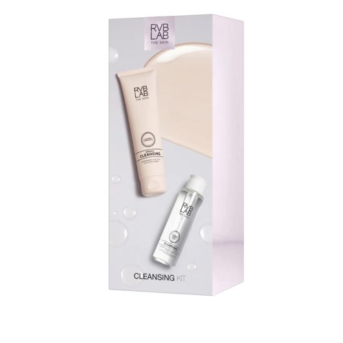 RVBLAB KIT DETERSIONE 2025 DETERGENTE VISO 2IN1 150 ML + ACQUA-PEELING MICELLARE DELICATA DETERGE-ESFOLIA 100 ML - farmasorriso.com