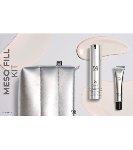 RVBLAB KIT MESOFILL 2025 GLOW&PROTECT CREMA PERFEZIONATRICE CROMOCORRETTIVA SPF50 50 ML + BUILD UP&SHAPE CREMA ANTI RUGHE ANTI GRAVITA' 20 ML - farmasorriso.com