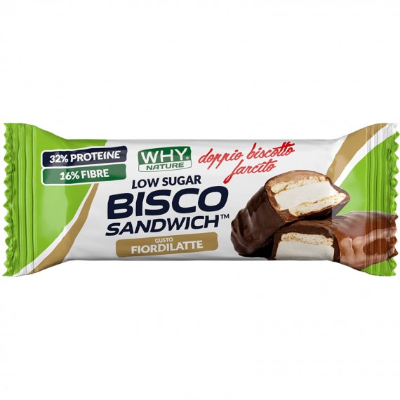 WHYNATURE BISCO SANDWICH CACAO NOCCIOLA 45 G - farmasorriso.com