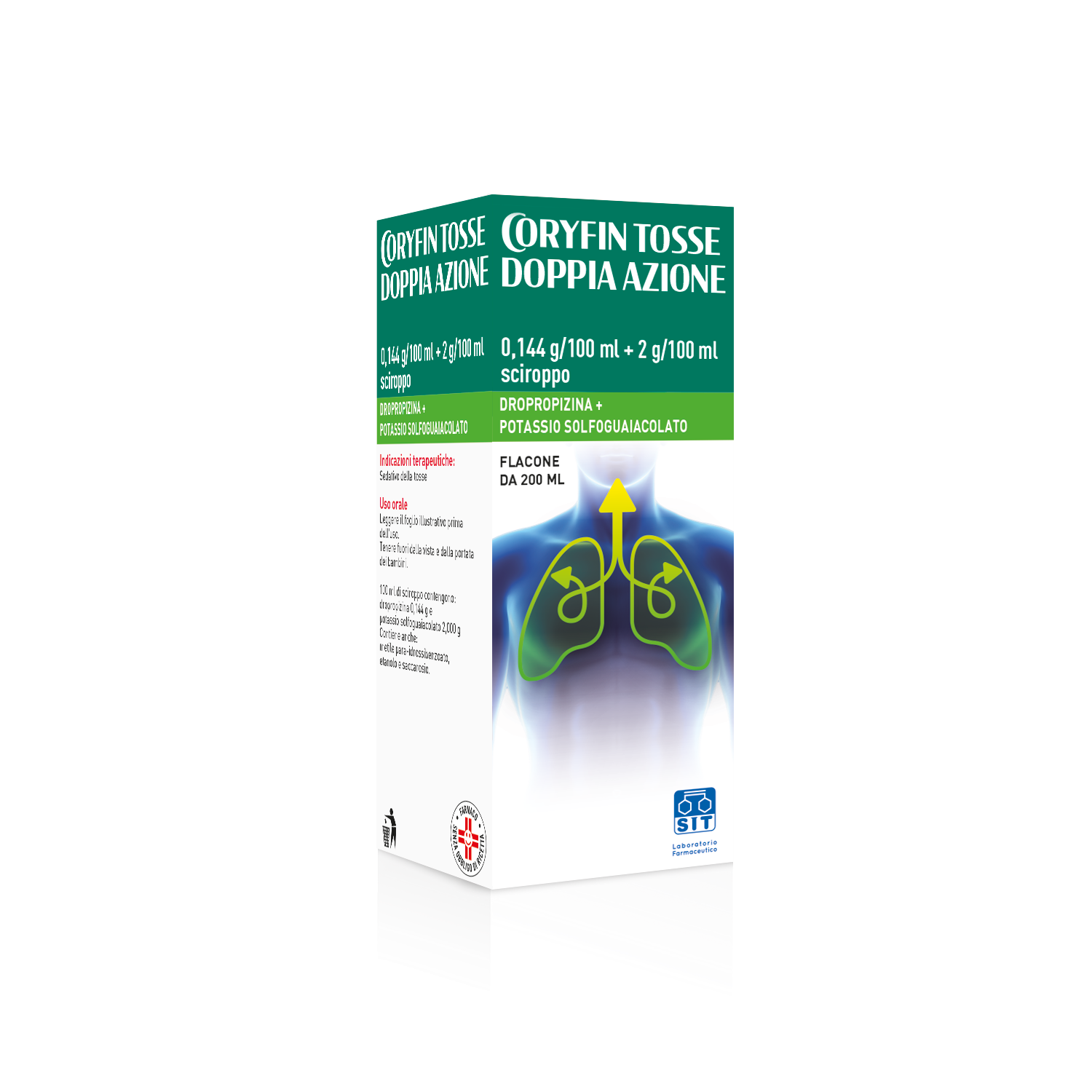 CORYFIN TOSSE DOPPIA AZ*200ML - farmasorriso.com