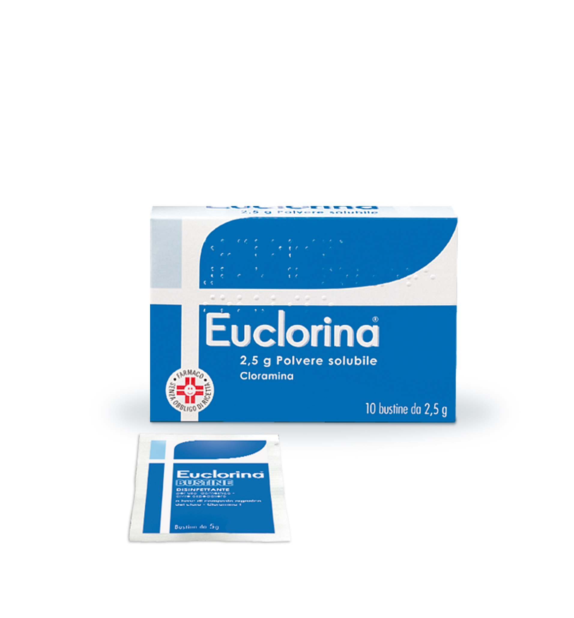 EUCLORINA*POLV SOL 10BUST 2,5G - farmasorriso.com