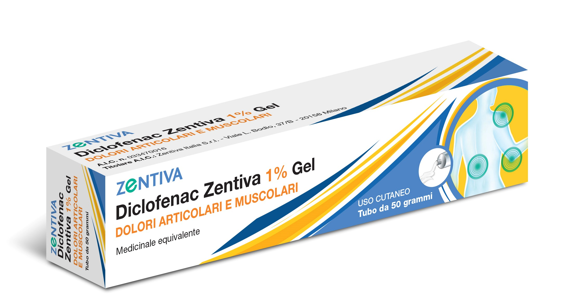 DICLOFENAC ZENTIVA*GEL 50G 1% - farmasorriso.com