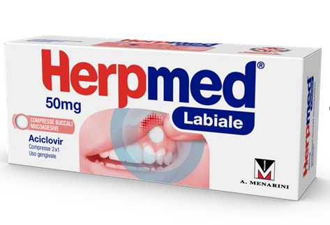 HERPMED LABIALE*2CPR BUCC 50MG - farmasorriso.com