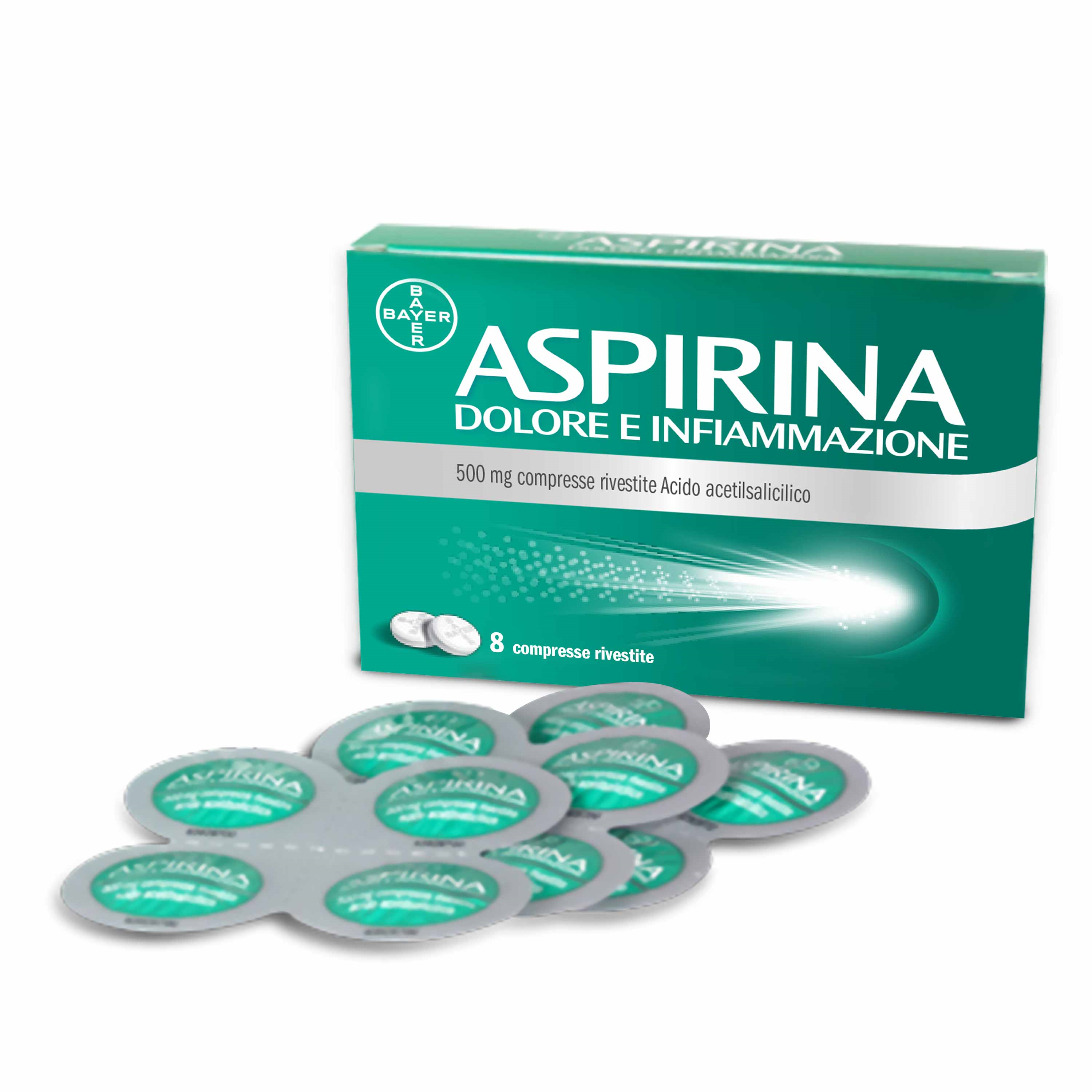 ASPIRINA DOLORE INF*8CPR 500MG - farmasorriso.com