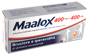 MAALOX*40CPR MAST 400MG+400MG - farmasorriso.com