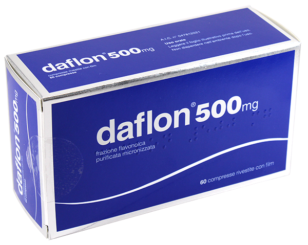 DAFLON*60CPR RIV 500MG - farmasorriso.com