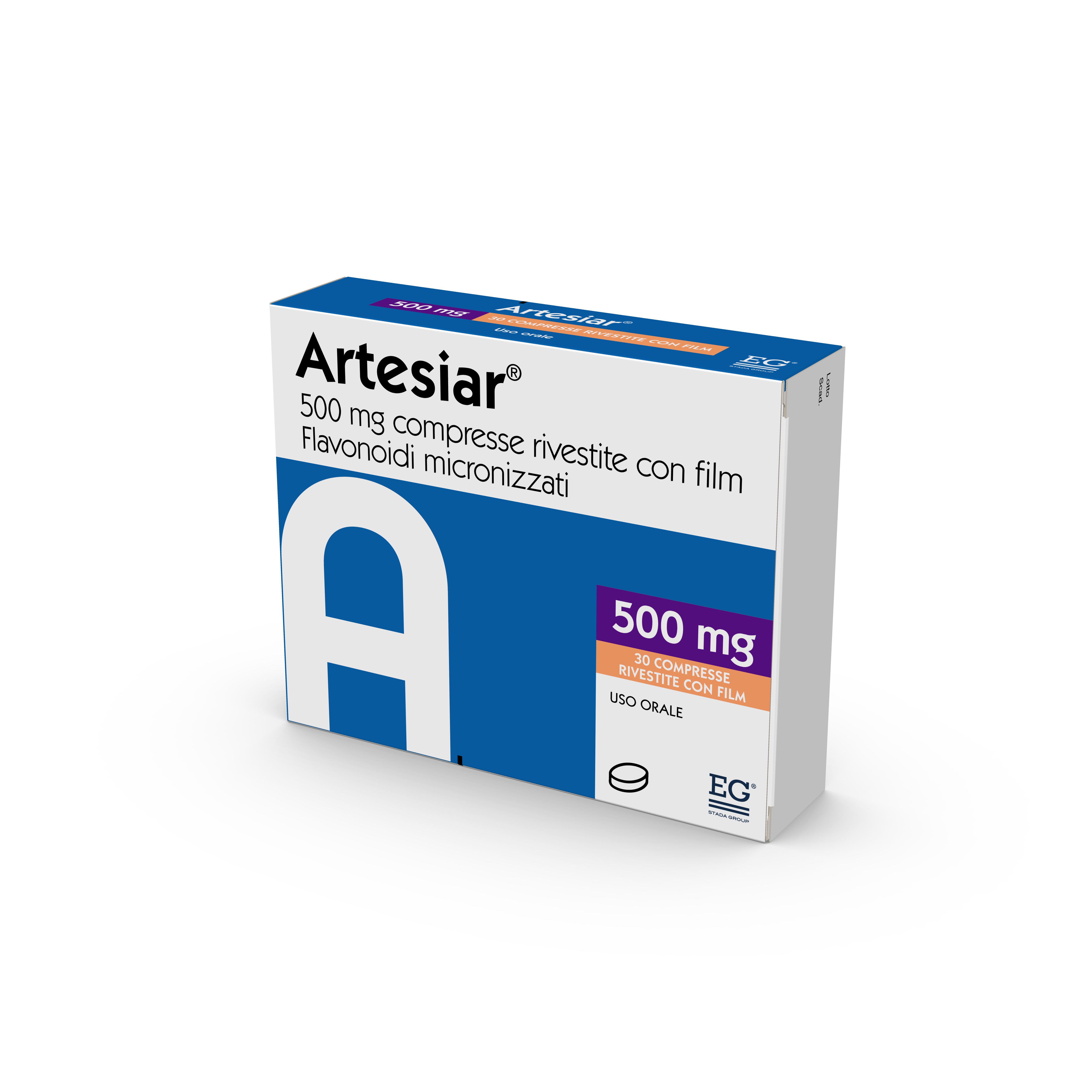 ARTESIAR*30CPR RIV 500MG - farmasorriso.com