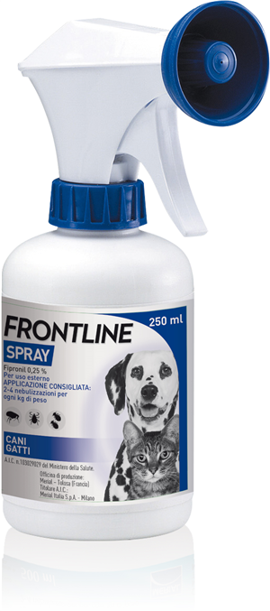 FRONTLINE SPRAY*FL 250ML+POMP - farmasorriso.com