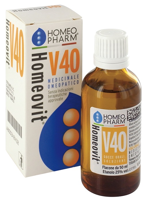 HOMEOVIT V40 GOCCE 50 ML - farmasorriso.com