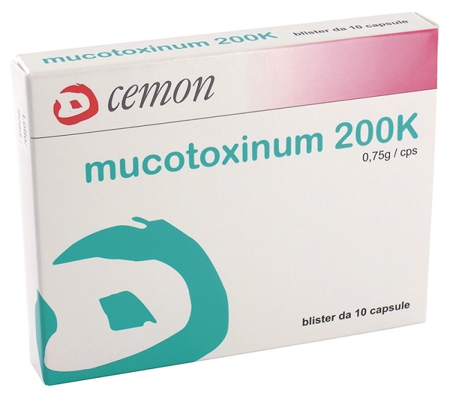 MUCOTOXINUM 200K 10 CAPSULE (CM-I) - farmasorriso.com