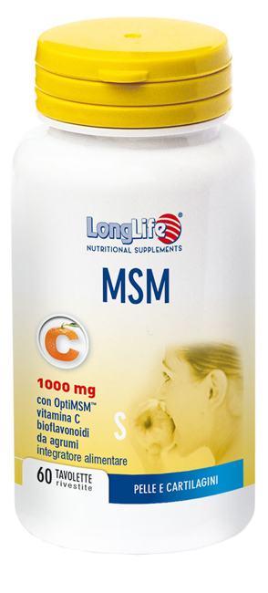 LONGLIFE MSM 1000 MG 60 TAVOLETTE - farmasorriso.com