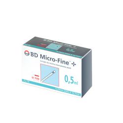 SIRINGA INSULINA BECTON DICKINSON 0,5 ML 100 UI AGO GAUGE 29 30 PEZZI - farmasorriso.com