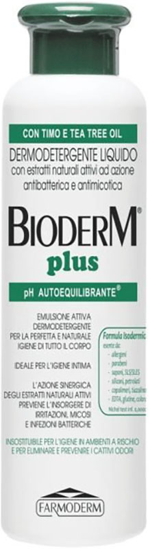 BIODERM PLUS ANTIBATTERICO 250 ML - farmasorriso.com