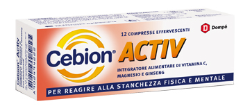 CEBION ACTIV 12 COMPRESSE EFFERVESCENTI - farmasorriso.com