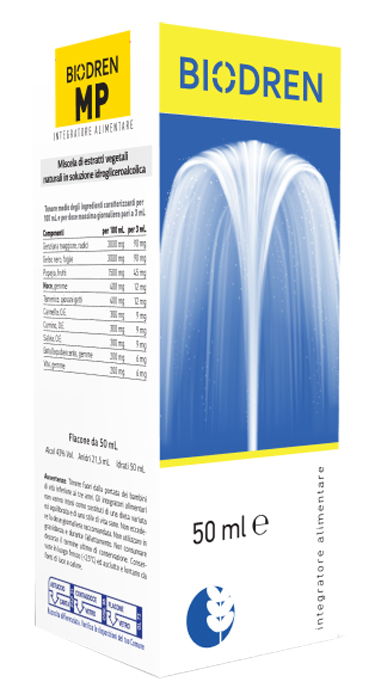 BIODREN M-P SOLUZIONE IDROALCOLICA 50 ML - farmasorriso.com