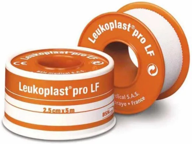 CEROTTO CHIRURGICO MEDICATO IN ROCCHETTO LEUKOPLAST PRO LF CON OSSIDO DI ZINCO 2,5X500 CM - farmasorriso.com