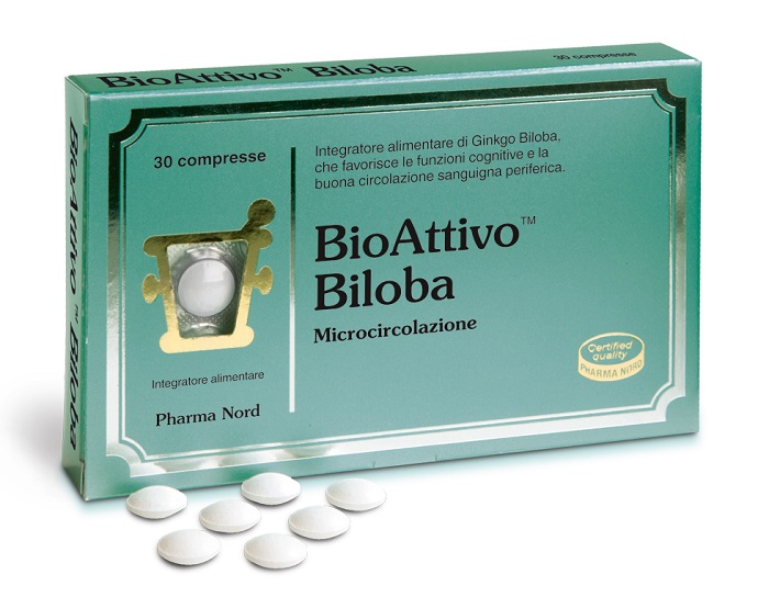 BIOATTIVO BILOBA 30 COMPRESSE - farmasorriso.com