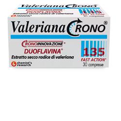 VALERIANA CRONO 135 CON DUOFLAVINA FAST ACTION 30 COMPRESSE - farmasorriso.com