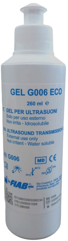 GEL PER APPARECCHI AD ULTRASUONI 260 ML - farmasorriso.com