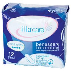 ILLA CARE ASSORBENTE NOTTE EXTRA 12 PEZZI - farmasorriso.com