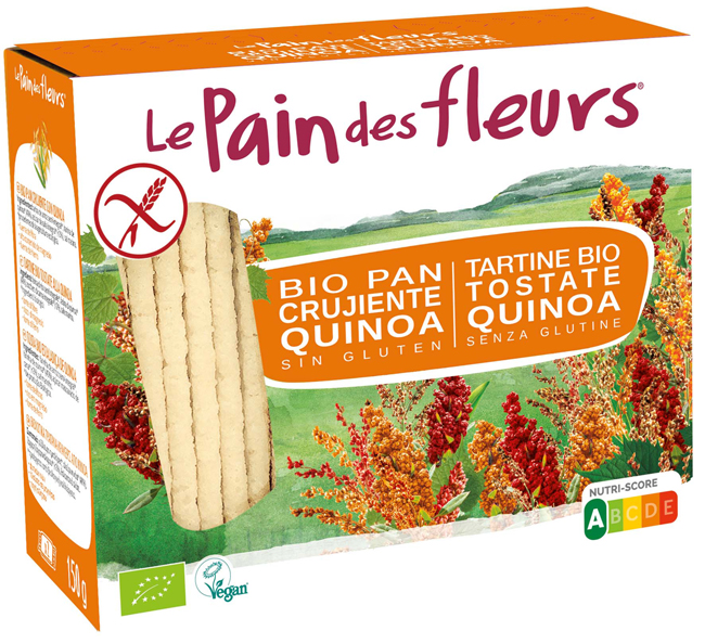 LE PAIN DES FLEURS TARTINE TOSTATE ALLA QUINOA BIOLOGICHE 150 G - farmasorriso.com