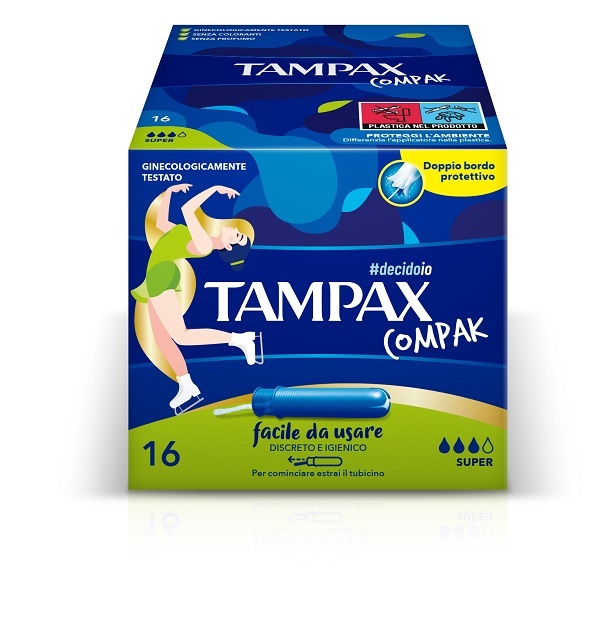 TAMPAX COMPAK SUPER 16 PEZZI - farmasorriso.com
