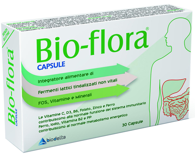 BIOFLORA 30 CAPSULE - farmasorriso.com