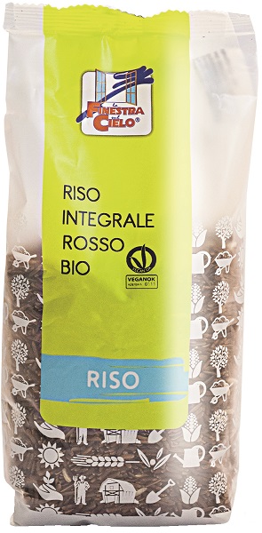 RISO INTEGRALE ROSSO SELVATICO BIO 500 G - farmasorriso.com