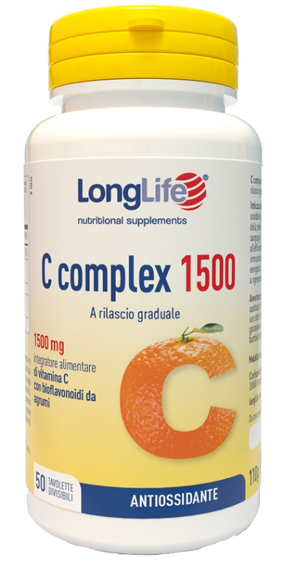 LONGLIFE C COMPLEX 1500 T/R 50 TAVOLETTE DIVISIBILI - farmasorriso.com