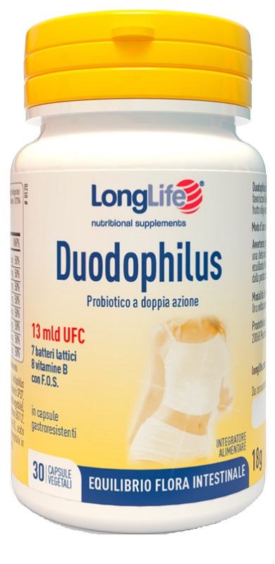 LONGLIFE DUODOPHILUS 30 CAPSULE VEGETALI - farmasorriso.com