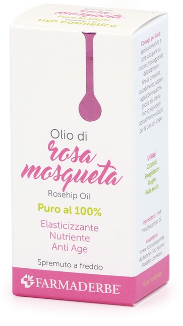 ROSA MOSQUETA OLIO PURO 100% - farmasorriso.com