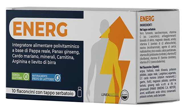 ENERG 10 FLACONCINI 10 ML CON TAPPO SERBATOIO - farmasorriso.com