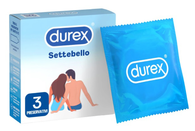 PROFILATTICO DUREX SETTEBELLO CLASSICO 3 PEZZI - farmasorriso.com