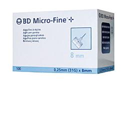 AGO PER PENNA DA INSULINA BD MICROFINE 31 GAUGE 8 MM 100 PEZZI - farmasorriso.com