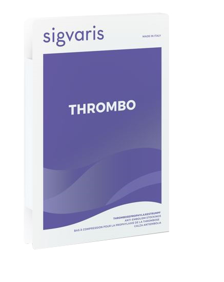SIGVARIS THROMBO GAMBALETTO CORTO PUNTA APERTA BIANCO L - farmasorriso.com