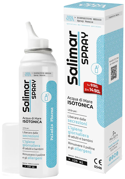 SANAVITA SALIMAR SPRAY NASALE NEW 125 ML - farmasorriso.com