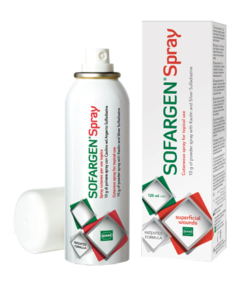 MEDICAZIONE IN POLVERE SPRAY 10 G CON CAOLINO E ARGENTO SULFADIAZINA 125 ML - farmasorriso.com