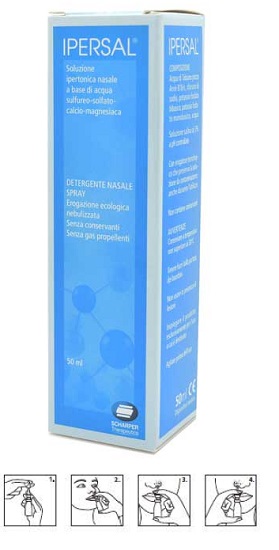 SOLUZIONE IPERTONICA IPERSAL SPRAY NASALE 50 ML - farmasorriso.com