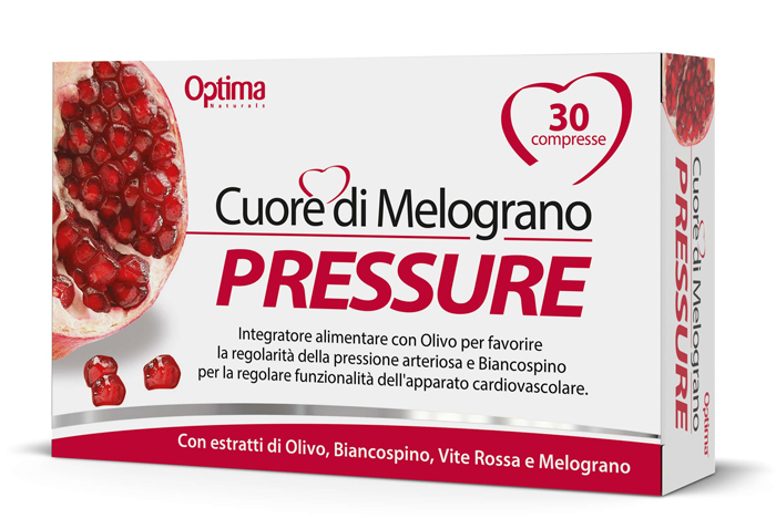 CUORE DI MELOGRANO PRESSURE 30 COMPRESSE 1 G - farmasorriso.com