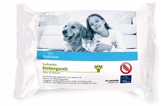 ORME NATURALI SALVIETTINE DETERGENTI ALL'OLIO DI NEEMM 20 PEZZI - farmasorriso.com