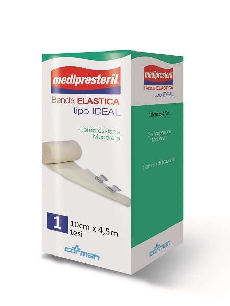 BENDA ELASTICA MEDIPRESTERIL IDEAL CM10X45MT - farmasorriso.com