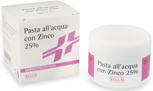 PASTA ACQUA CON ZINCO 25% 100 G - farmasorriso.com