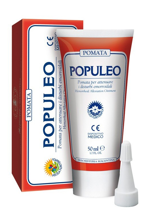 POPULEO POMATA EMORROIDI 50 ML - farmasorriso.com