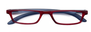 TWINS SILVER TRENDY OCCHIALE PREMONTATO ROSSO/BLU +3 - farmasorriso.com