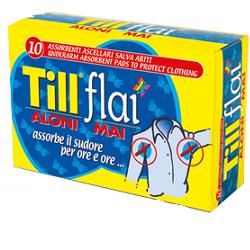 TILL FLAI ASSORBENTI ASCELLARI 10 PEZZI - farmasorriso.com