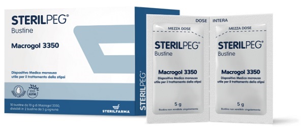 STERILPEG MACROGOL 3350 10 BUSTINE BIPARTITE 10 G - farmasorriso.com