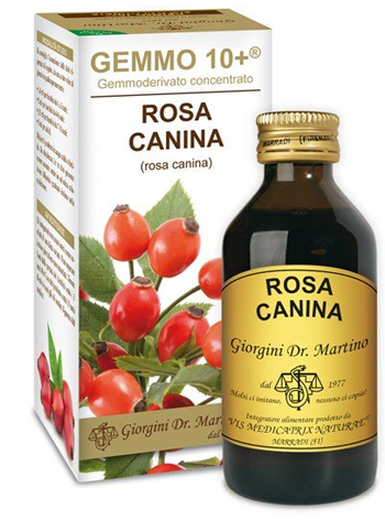 GEMMO 10+ ROSA CANINA LIQUIDO ANALCOLICO 100 ML - farmasorriso.com